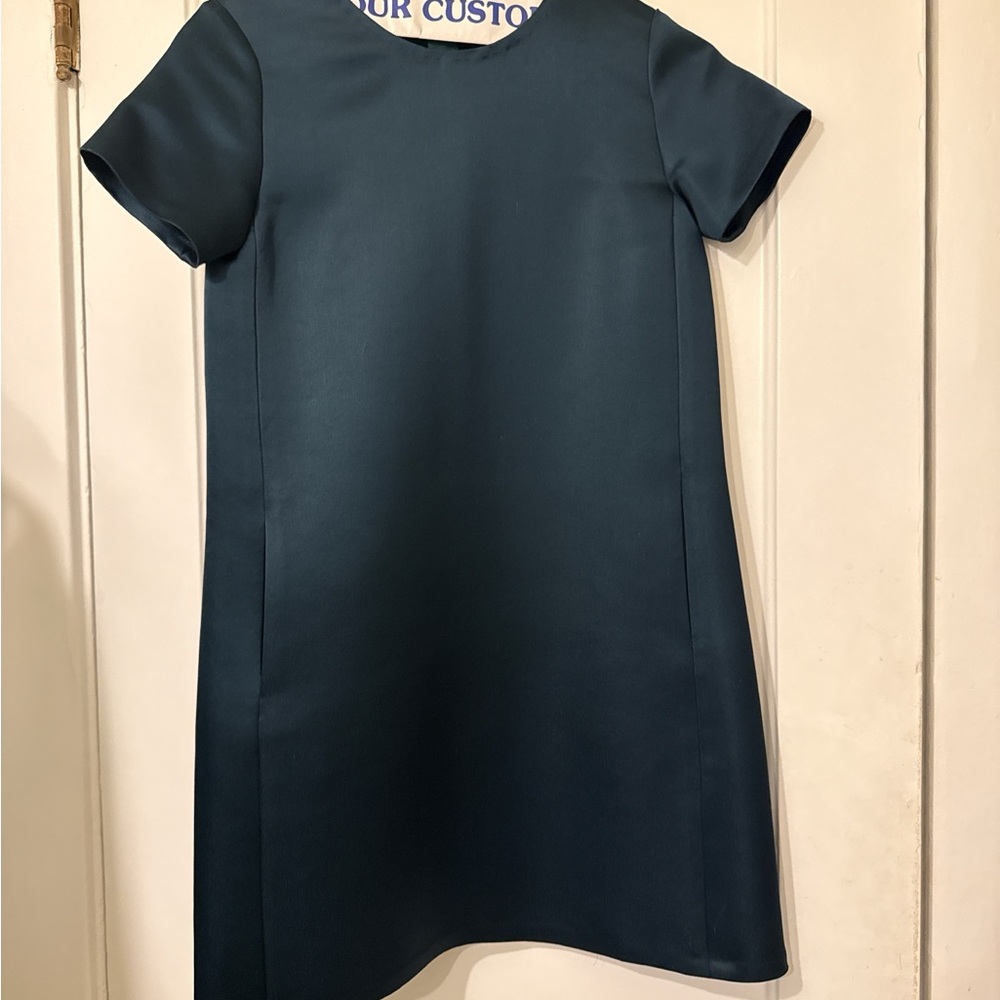Babaton Teal Shift Midi Dress